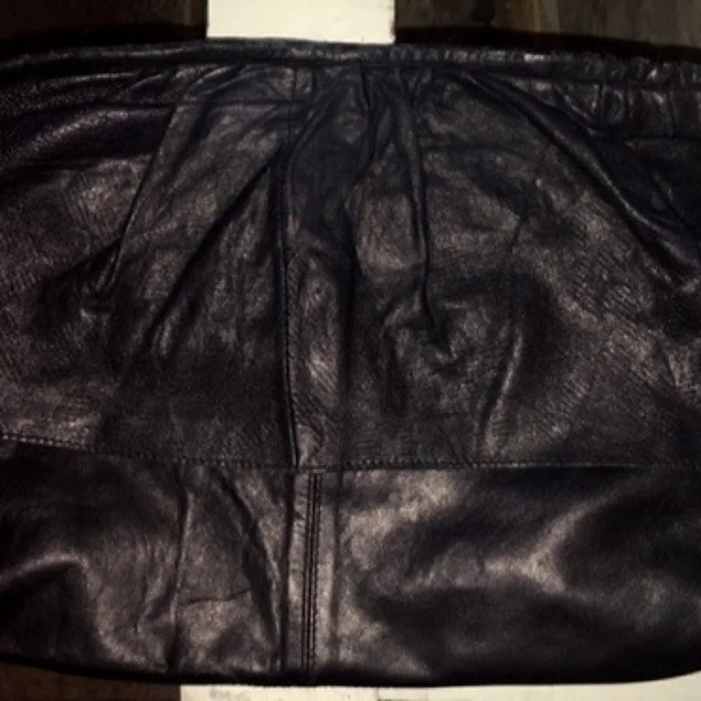 Morgan Taylor Lambskin Leather Clutch, soft Lambskin leather